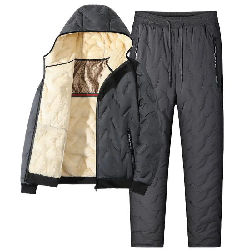 Arctic Flex Men's Fleece-Lined Winter Tracksuit