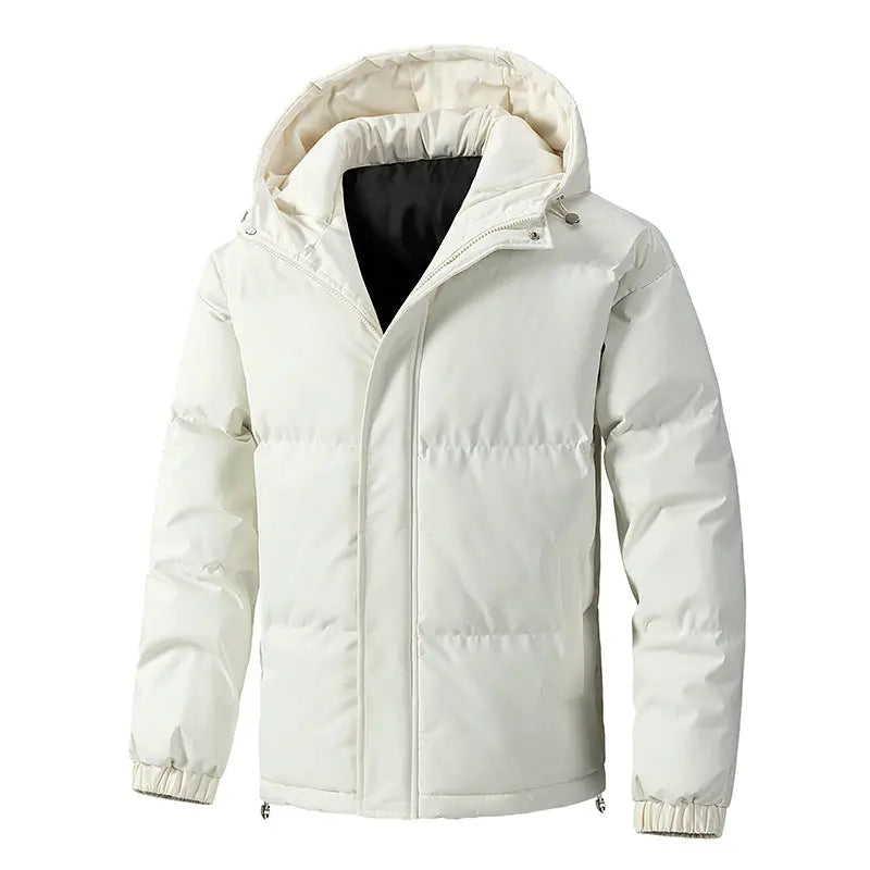 Arctic Shield Thickened Hooded Puffer Jacket – Winter Collection