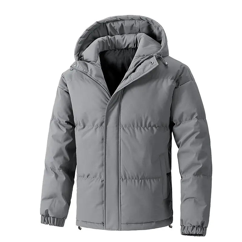 Arctic Shield Thickened Hooded Puffer Jacket – Winter Collection