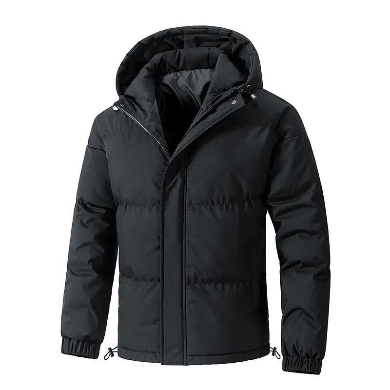 Arctic Shield Thickened Hooded Puffer Jacket – Winter Collection