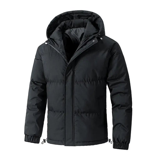 Arctic Shield Thickened Hooded Puffer Jacket – Winter Collection