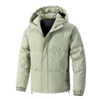 Arctic Shield Thickened Hooded Puffer Jacket – Winter Collection