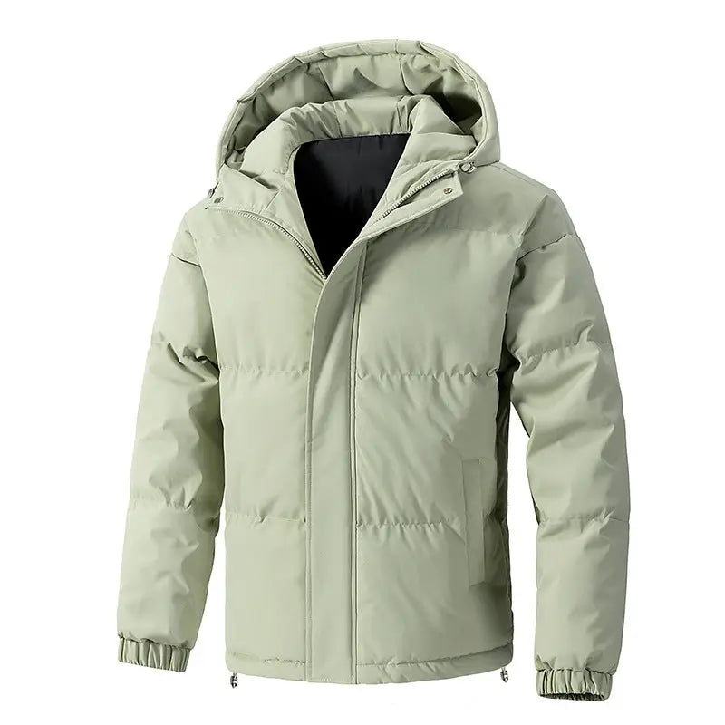Arctic Shield Thickened Hooded Puffer Jacket – Winter Collection