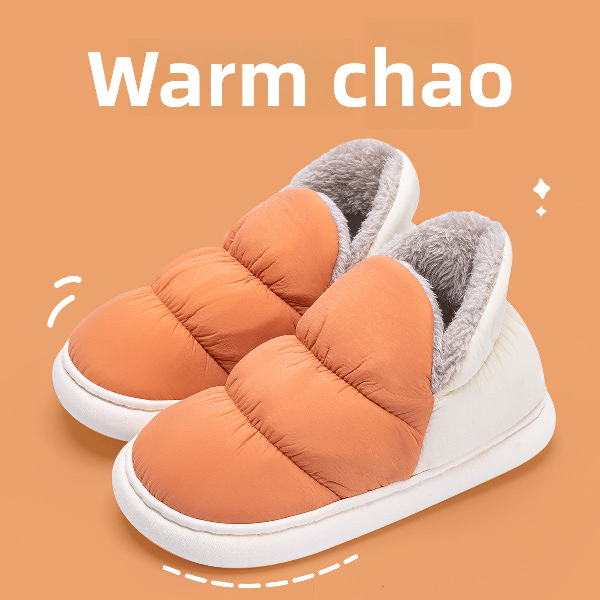 Waterproof Cotton Slippers