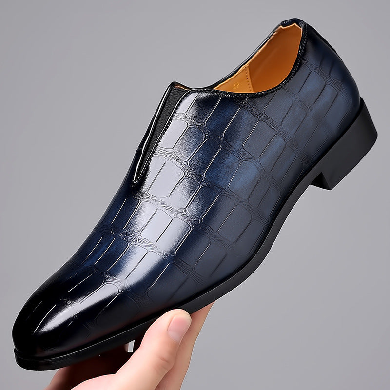 Men's Stone-Texture Loafers – British Casual Collection