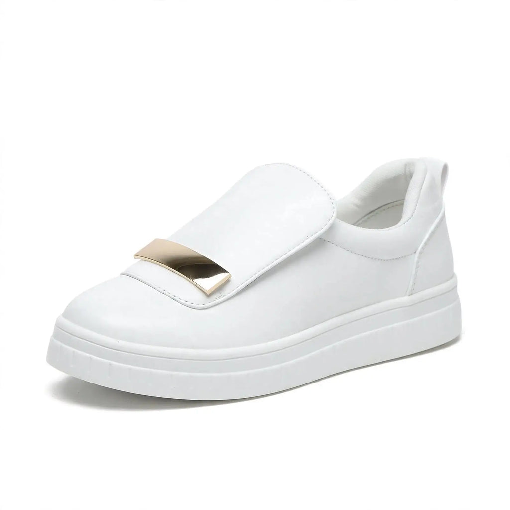 Luxe Step Gold Accent  Loafers