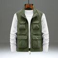 Men's Multi-Pocket Utility Vest – Lightweight Outdoor Sleeveless Jacket