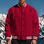 Men's Vintage Varsity Bomber Jacket – Classic Baseball Style