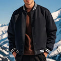 Men's Vintage Varsity Bomber Jacket – Classic Baseball Style