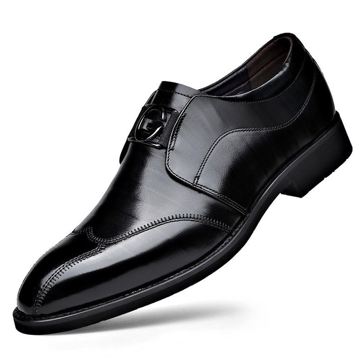 Embroidered Pointed-Toe Oxfords