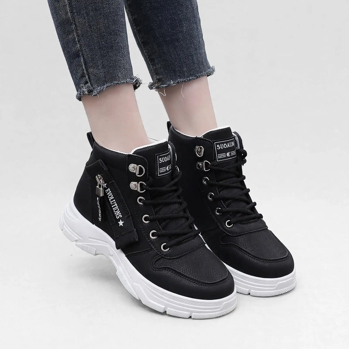Women's Urban Edge Lace-Up Ankle Boots