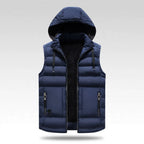 Alpine Shield Men's Hooded Puffer Vest