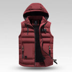 Alpine Shield Men's Hooded Puffer Vest