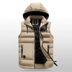 Alpine Shield Men's Hooded Puffer Vest