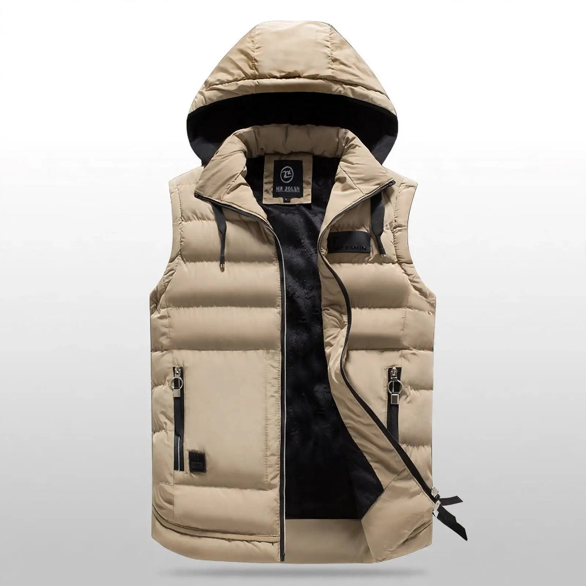 Alpine Shield Men's Hooded Puffer Vest