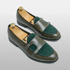 Men's Oxford Double Monk Strap Loafers – British Classic