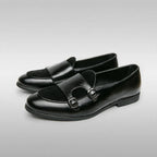 Men's Oxford Double Monk Strap Loafers – British Classic