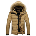 Men’s Fleece-Lined Hooded Puffer Jacket