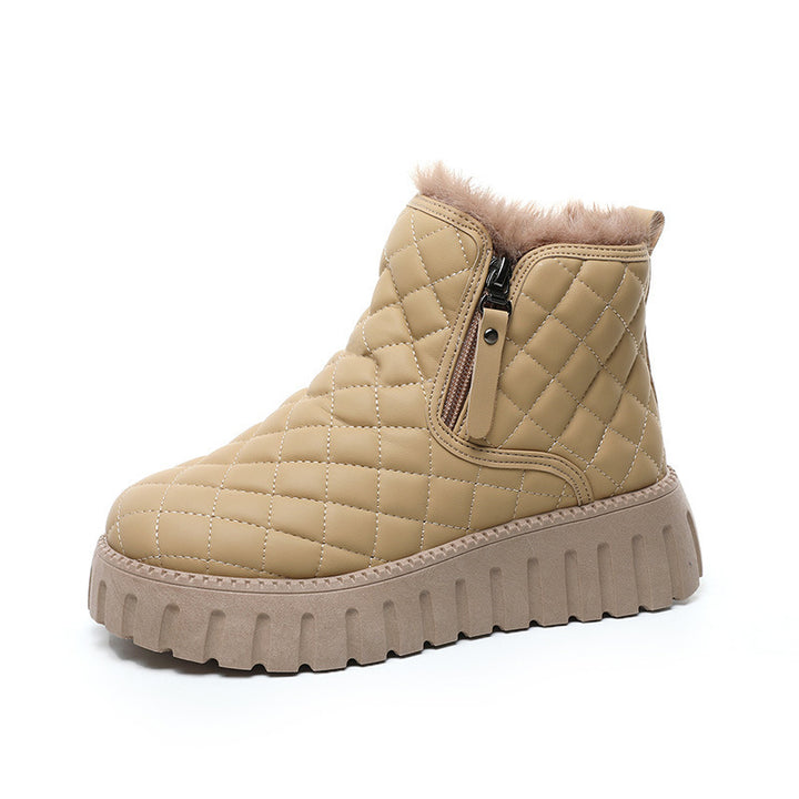 Women's LuxeQuilt Platform Boots