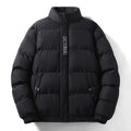 Men’s Stand-Collar Quilted Puffer Jacket