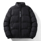 Men’s Stand-Collar Quilted Puffer Jacket