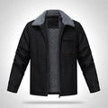 Suede Craft Men's Sherpa-Collar Jacket