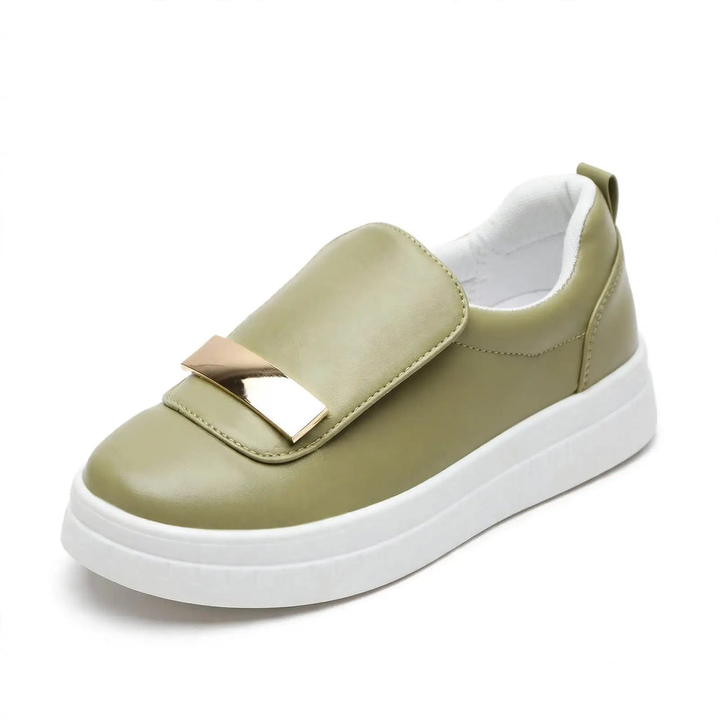 Luxe Step Gold Accent  Loafers
