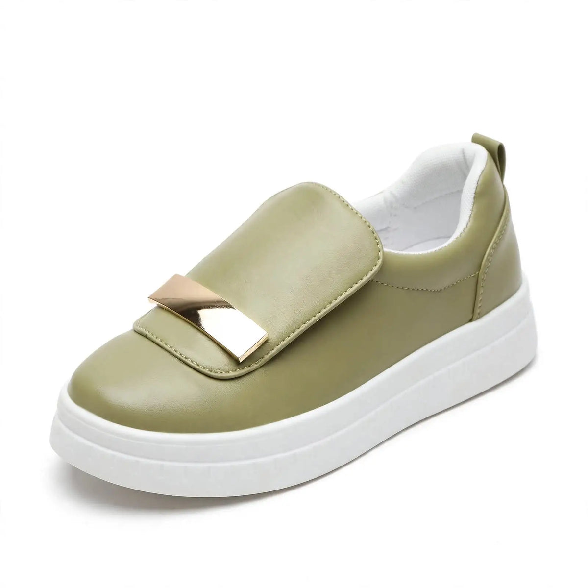 Luxe Step Gold Accent  Loafers