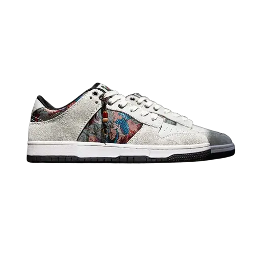 Dunhuang Embroidered Heritage Low-Top Sneakers