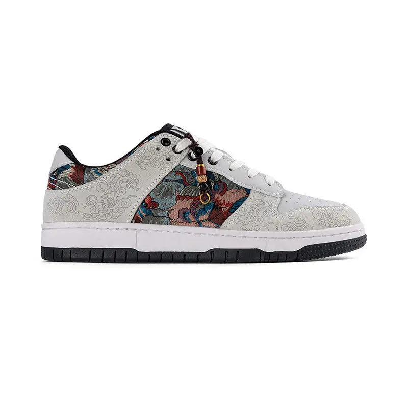 Dunhuang Embroidered Heritage Low-Top Sneakers